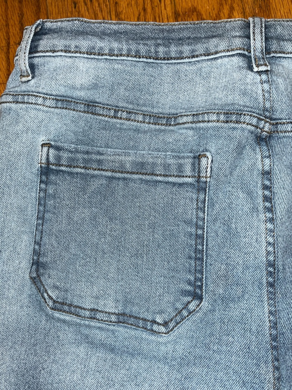 Kensie Vintage Luxe The Savannah High Rise Flare Denim Blue Jeans Size 32 - Picture 10 of 10